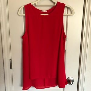 Red Adrienne Tank